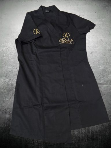 Bestickten Damenkasack für Kosmetikerinnen