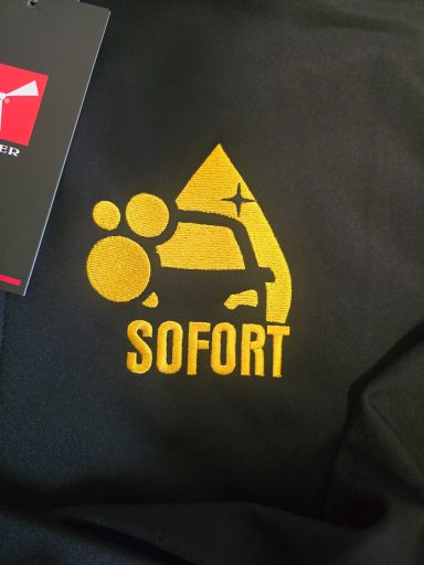 Bestickte Softshell-Jacke