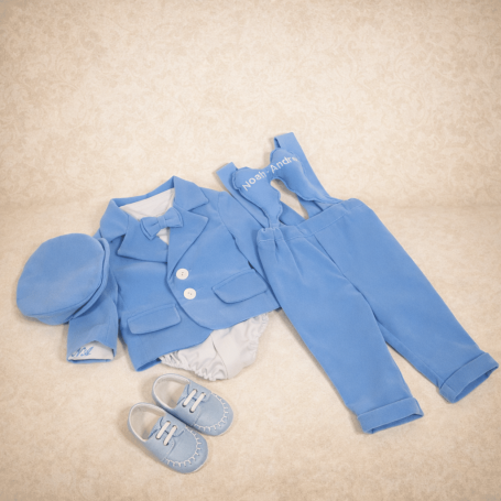 Costum cu aripi personalizat pentru Botez Costum botez baietel germania